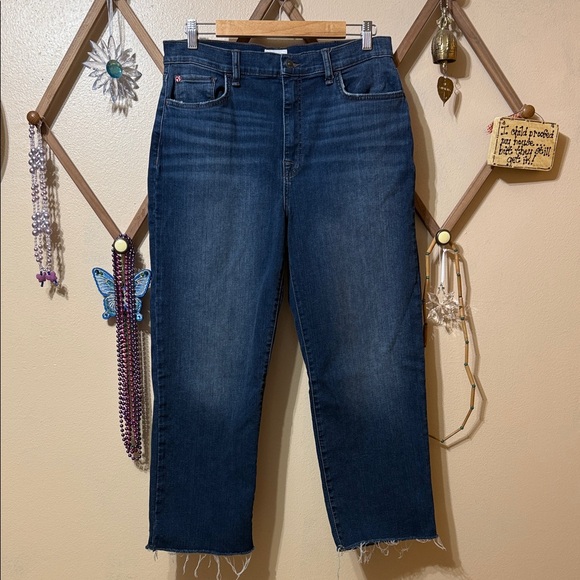 Hudson Jeans Denim - Hudson Noa Jeans Deep Indigo Cropped Denim